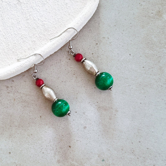 Boho green - Earrings