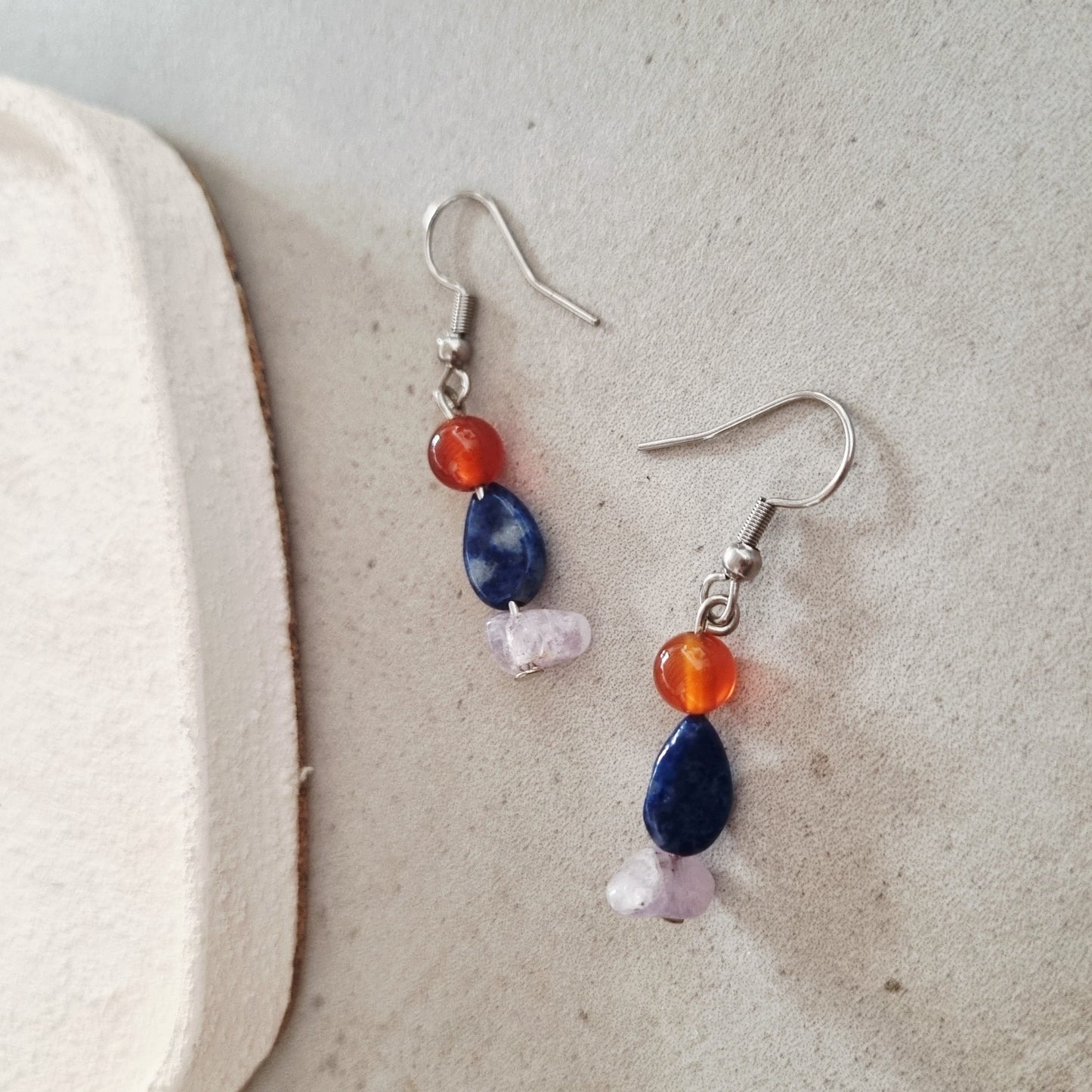 Boho lapis - Earrings