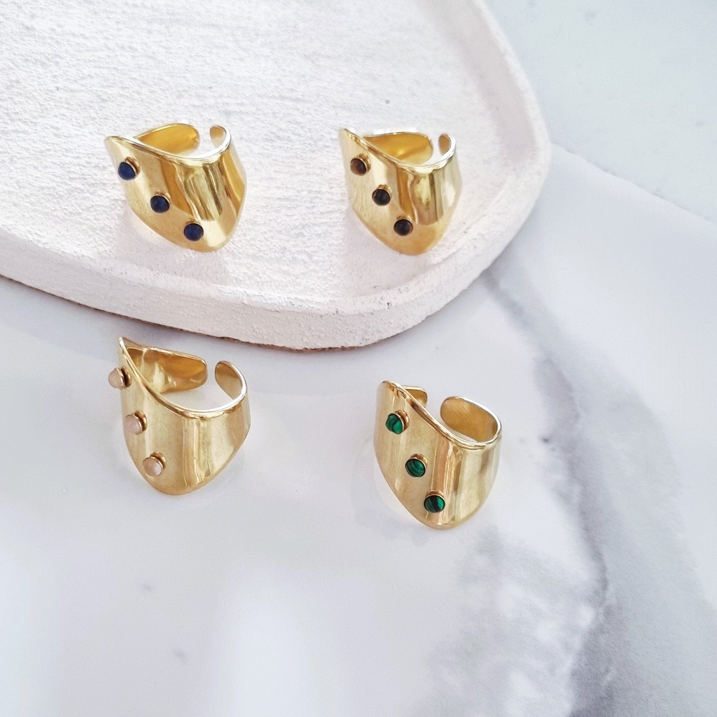 Big and beaded - Rings