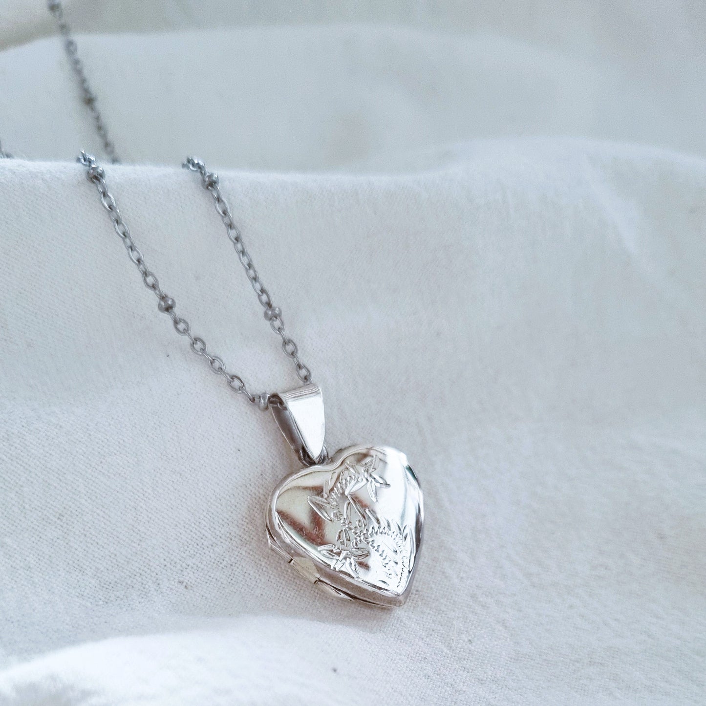 SIlver Heart Locket