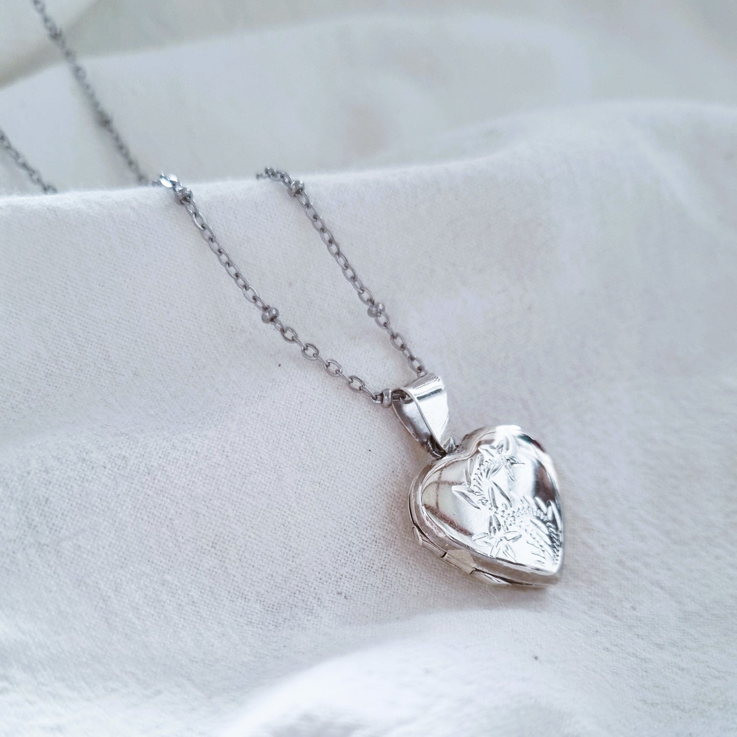 SIlver Heart Locket