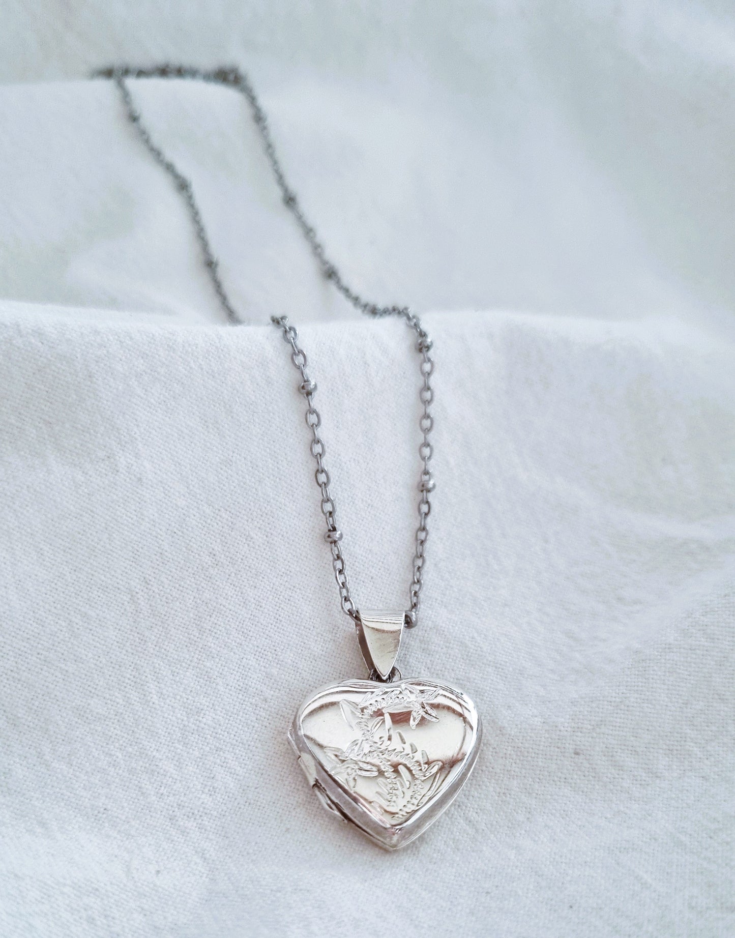 SIlver Heart Locket