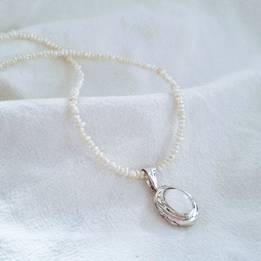 Mother of Pearls Locket