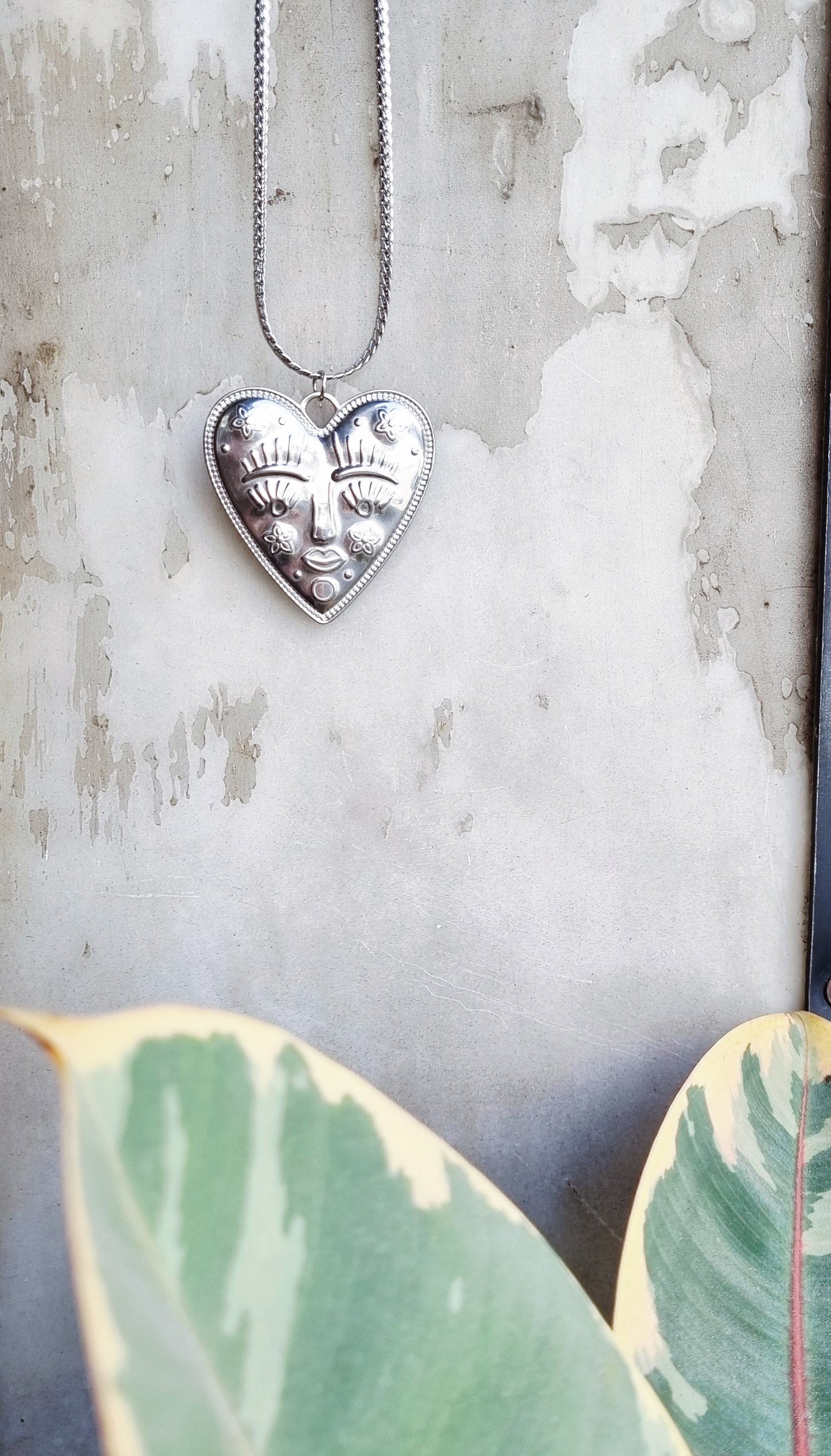 Big Heart Necklace (silver)