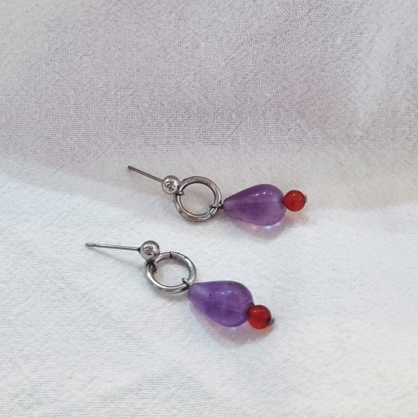 Amethyst drops - Earrings