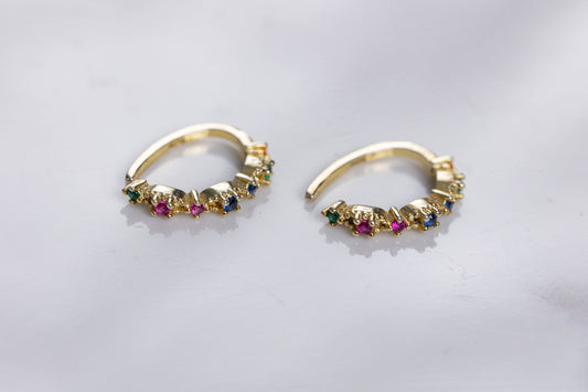 Rainbow earrings